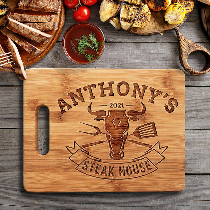 Customized Cutting Board for Fathers Who Love To Cook - GiftShire