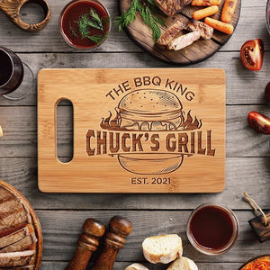 Customized Cutting Board for Fathers Who Love To Cook - GiftShire