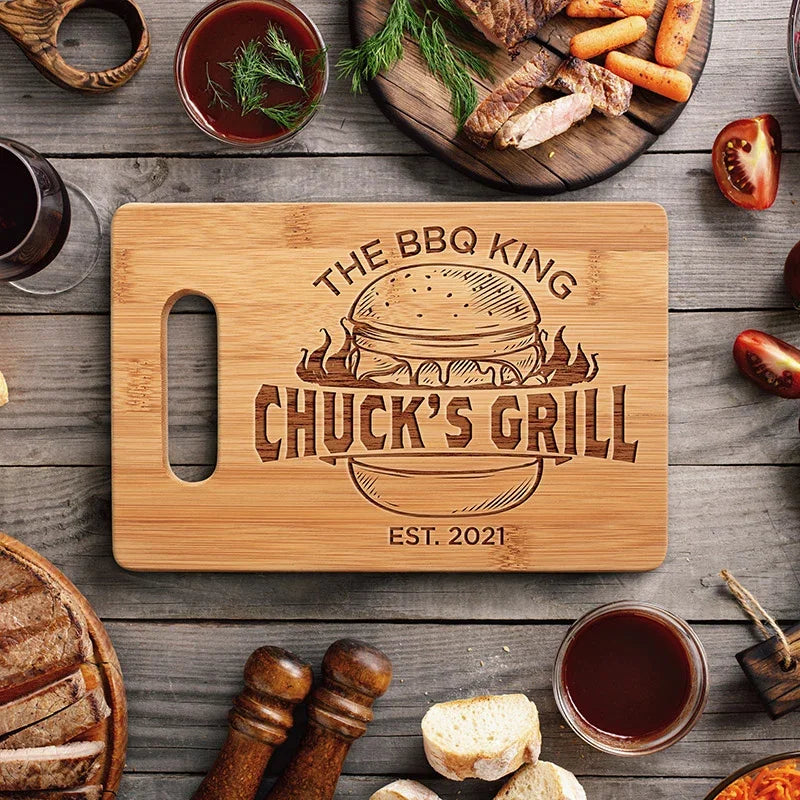 Customized Cutting Board for Fathers Who Love To Cook - GiftShire