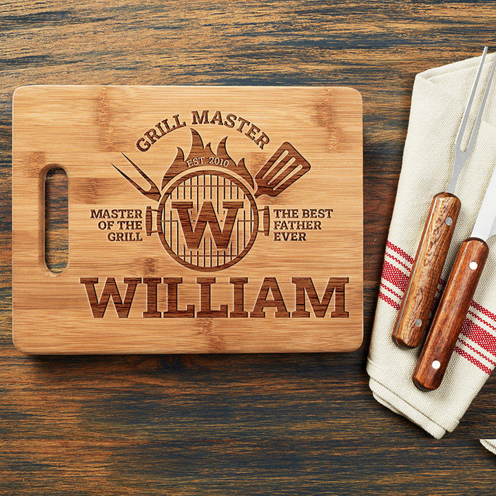 Customized Cutting Board for Fathers Who Love To Cook - GiftShire