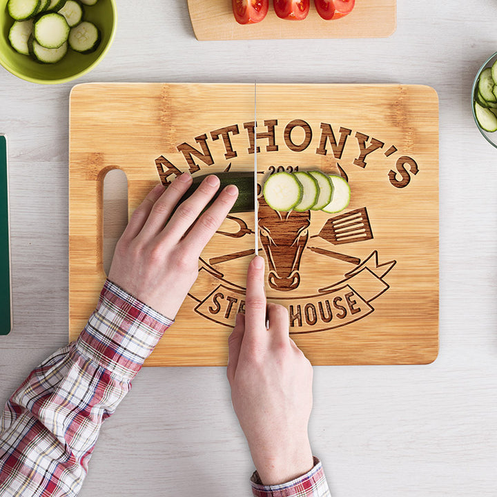 Customized Cutting Board for Fathers Who Love To Cook - GiftShire