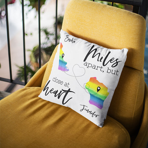 Customized Long-Distance Hug Pillow - GiftShire