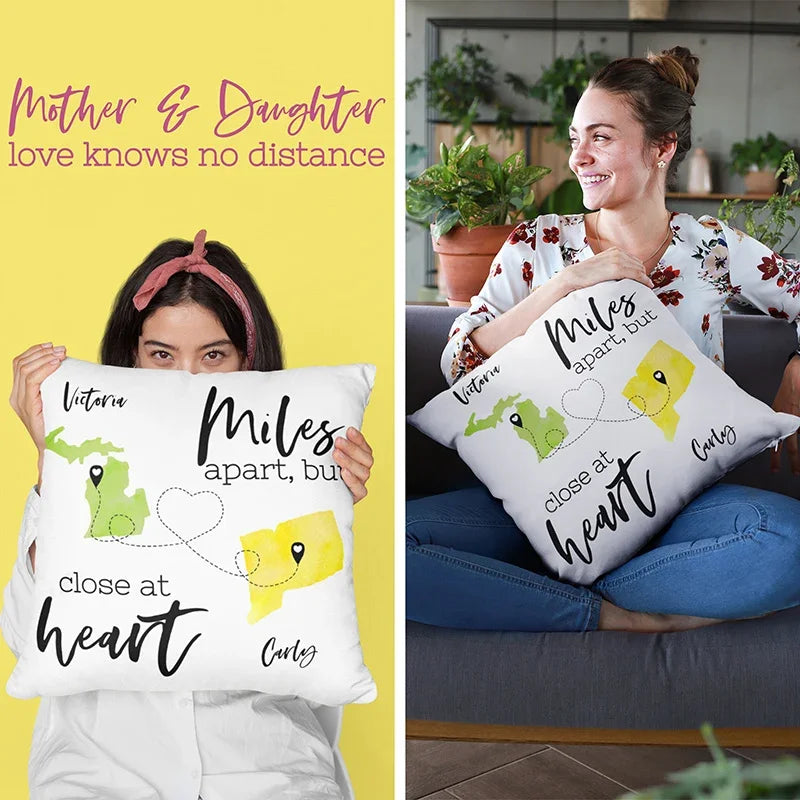 Customized Long-Distance Hug Pillow - GiftShire