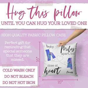 Customized Long-Distance Hug Pillow - GiftShire