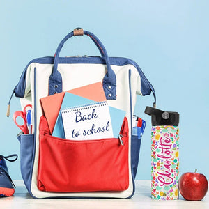 Cute Kids Personalized Colorful Water Bottles BPA Free - GiftShire