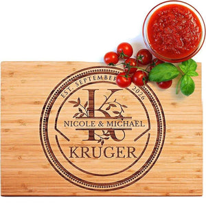 Personalized Cutting Board for Couples, Christmas Gifts for New Home - GiftShire