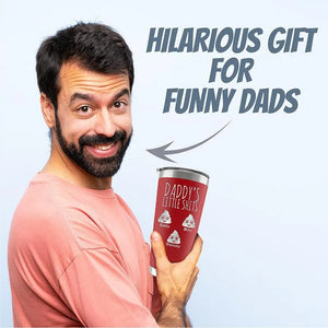 Funny Dad's Personalized Tumbler and His Little Shits - GiftShire