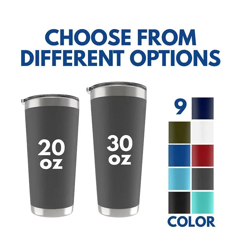 Funny Dad's Personalized Tumbler and His Little Shits - GiftShire