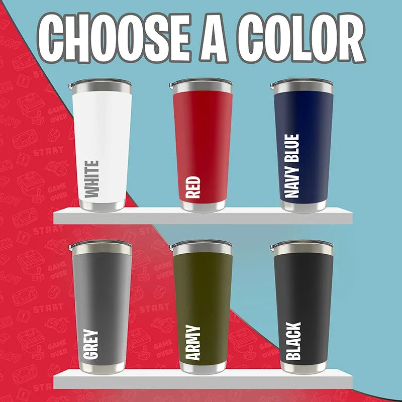 Daddy's Little Teammates Custom Tumbler For Gamer Dad & Kids - GiftShire