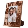 Daddy's Picture Frame - Personalized with Childs’ Names