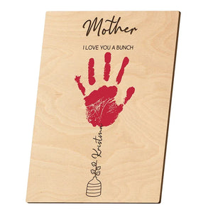 DIY Hand Painted Mom Sign - Kids Name Engraved - GiftShire