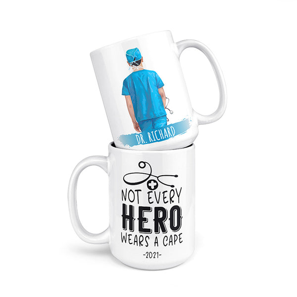 Doctor's Daily Dose of Coffee - Personalized Mug