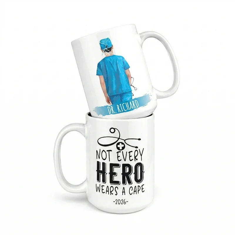 Doctor's Daily Dose of Coffee - Personalized Mug
