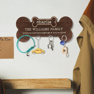 Dog Bone Key Holder – Fully Customizable - GiftShire