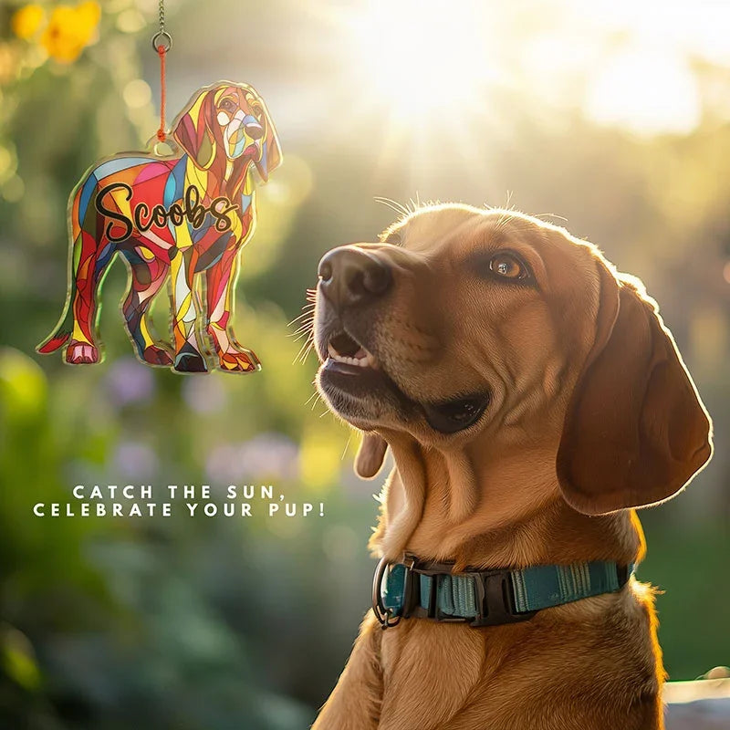 Dog Cutout Personalized Suncatchers - GiftShire