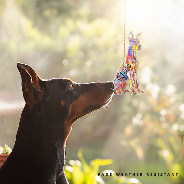 Dog Cutout Personalized Suncatchers
