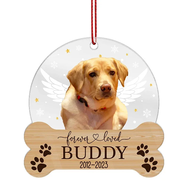 Personalized Pet Ornament - Christmas Memorial Gift - GiftShire