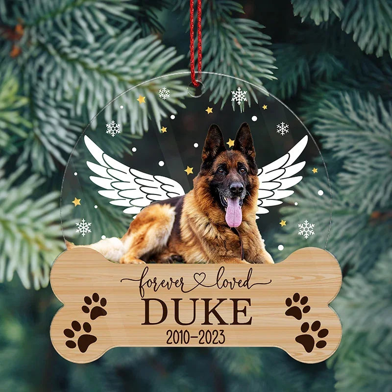 Personalized Pet Ornament - Christmas Memorial Gift - GiftShire