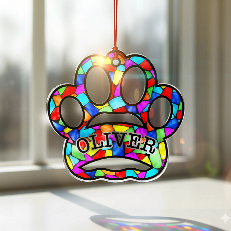 Giftshire Dog Paw Ornament Suncatcher - Thumbnail 2