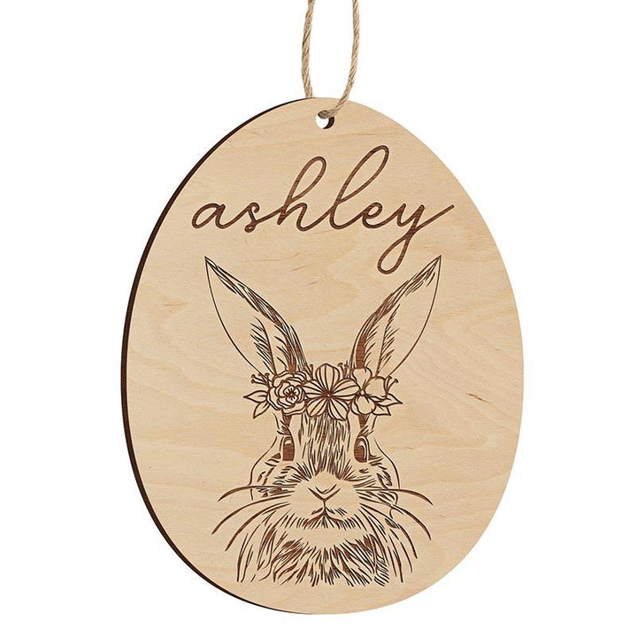 Custom Easter Bunny Name Tag - GiftShire