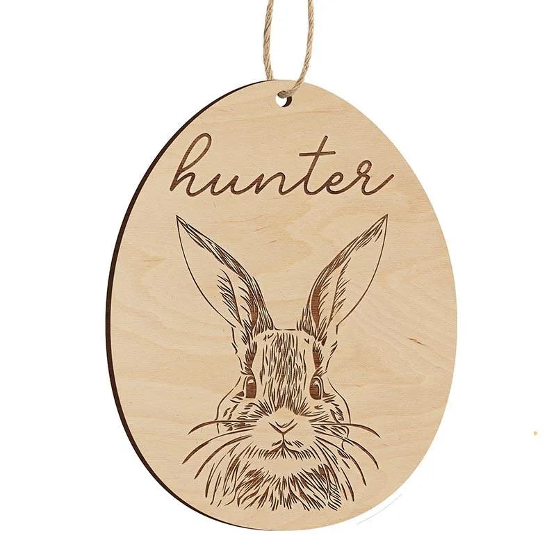 Custom Easter Bunny Name Tag - GiftShire