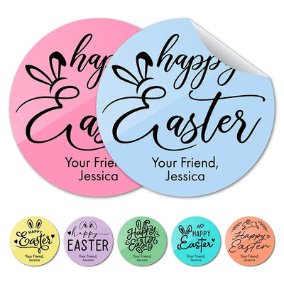 Easter Sticker Set for Gift Wrapping – Your Name On It