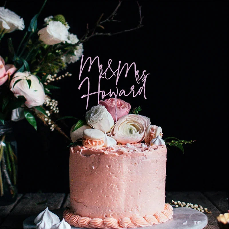 Elegant Cake Toppers for Wedding Cakes – 8 Design Options
