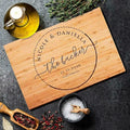 Couple's Name Engraved Housewarming Cutting Board