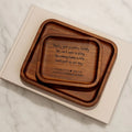 Engraved Valet Tray Gift for Dad