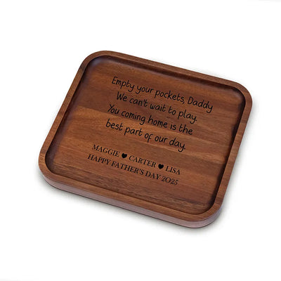 Engraved Valet Tray Gift for Dad