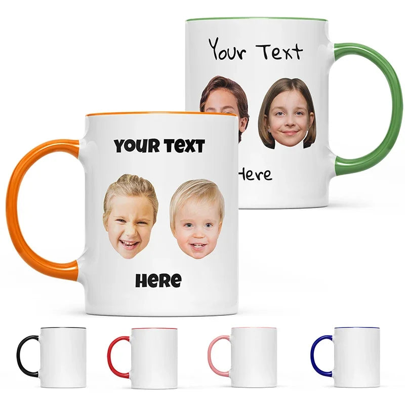 Face Mug - Print Your Child's Face on Custom Mug - GiftShire