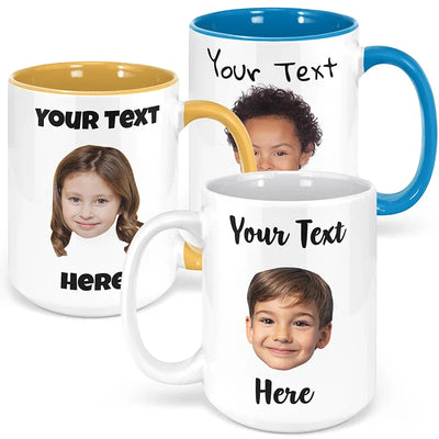 Face Mug - Print Your Child's Face on Custom Mug - GiftShire