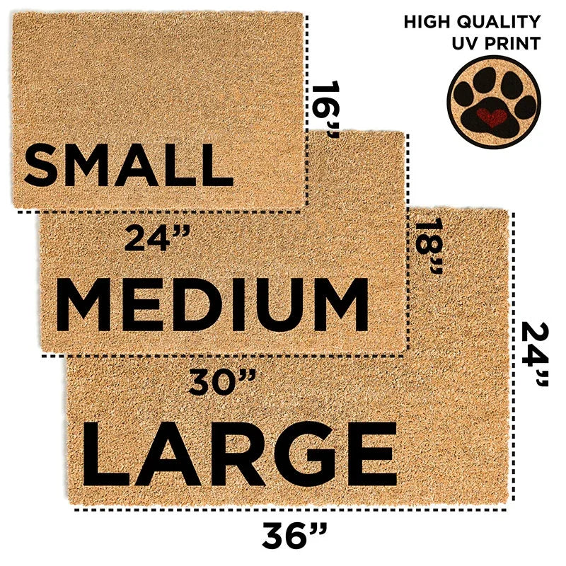 Family Doormat – Personalized With Names & Icons - GiftShire