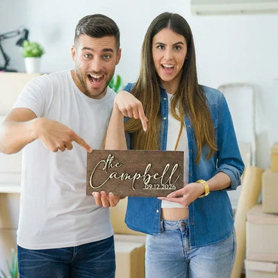 Family Maple Sign, Custom Wooden Sign