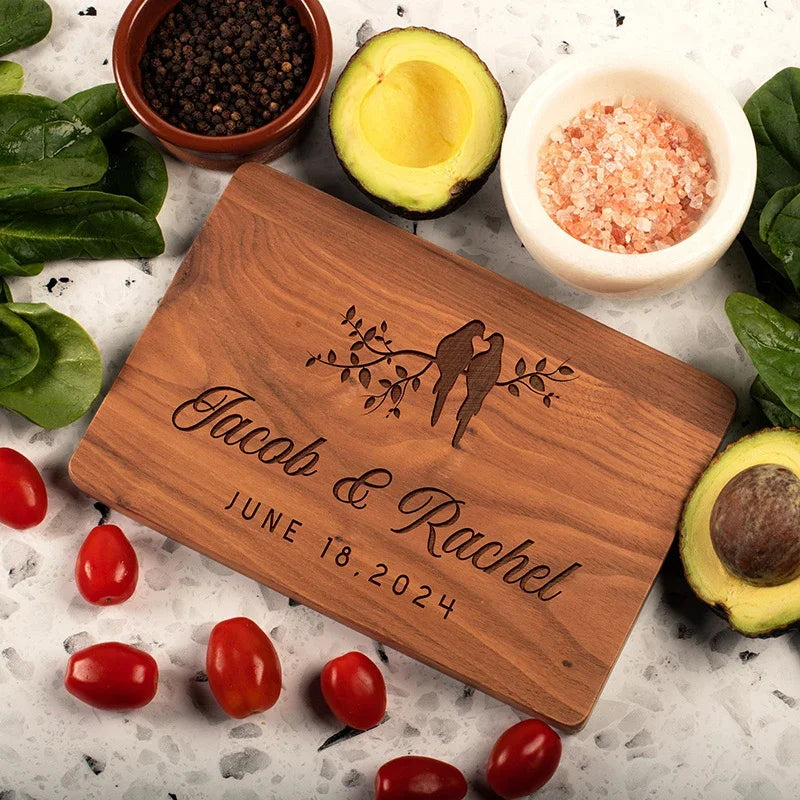 Family Name Engraved Cutting Board - GiftShire