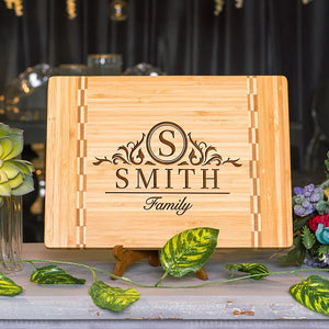 Family Name Engraved Cutting Board - GiftShire