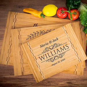 Family Name Engraved Cutting Board - GiftShire