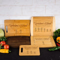 Family Name Engraved Doodle Cutting Board - GiftShire