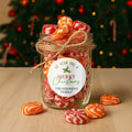 Family Name Stickers – Wish You a Merry Christmas Gift Wrapping