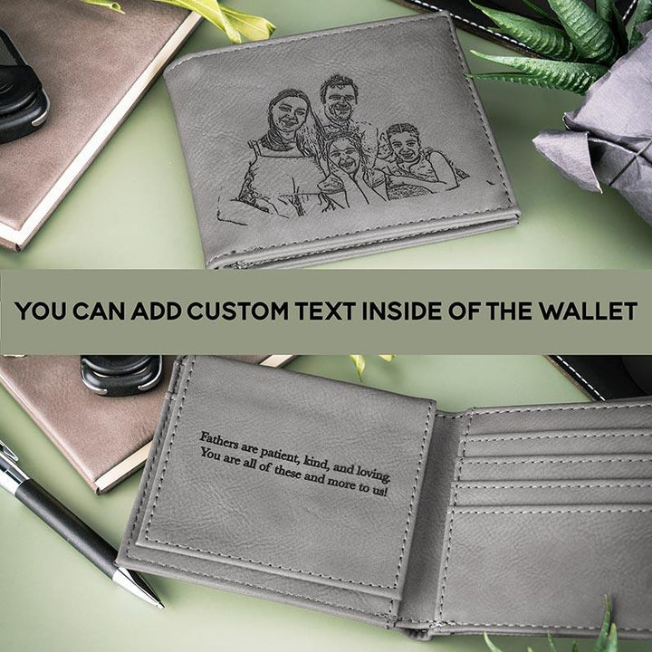 Leather Photo Wallet - GiftShire