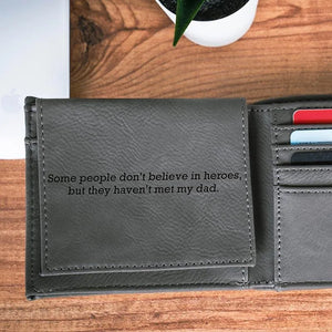Leather Photo Wallet - GiftShire