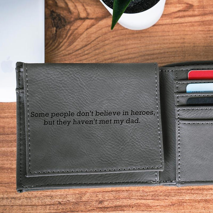 Leather Photo Wallet - GiftShire
