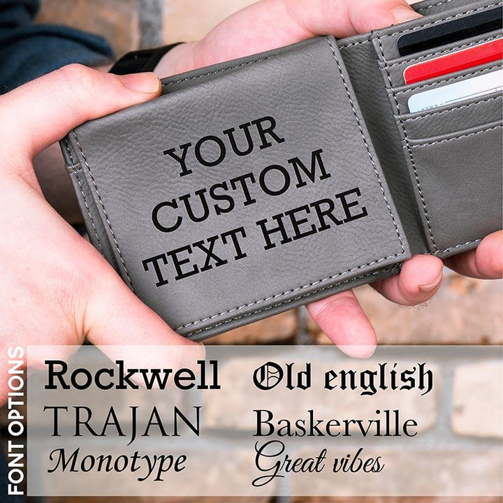 Leather Photo Wallet - GiftShire