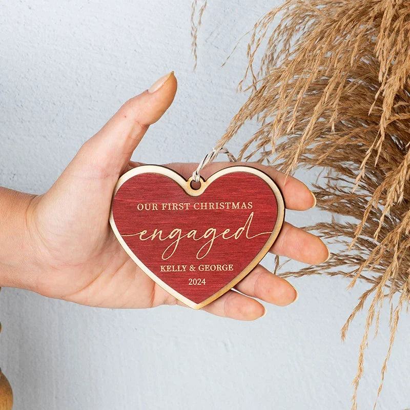 First Christmas Married Ornament Gift for Couples - GiftShire