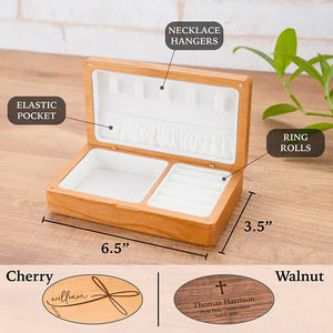 First Communion Customized Jewelry Wooden Box - GiftShire
