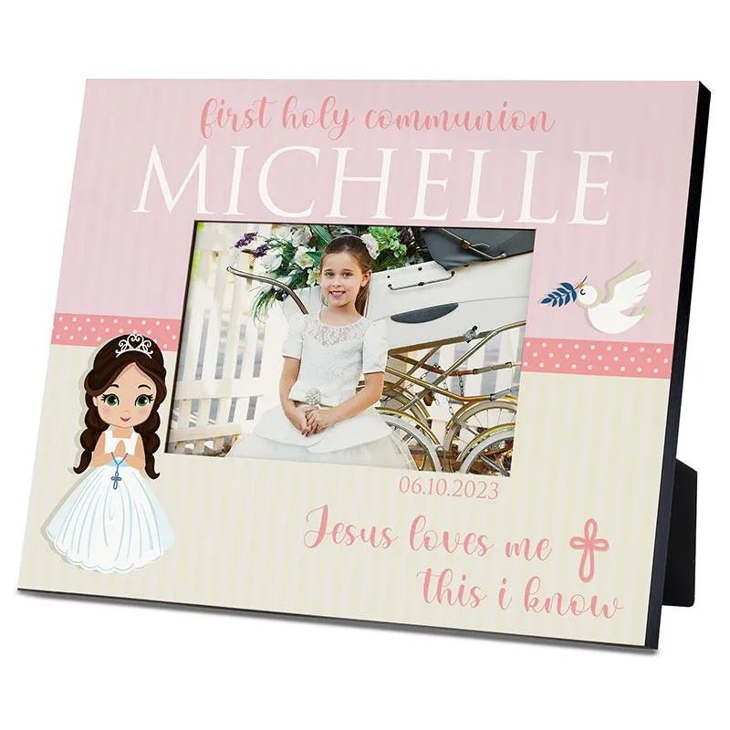 First Communion Frame, Custom Mdf Frame - GiftShire