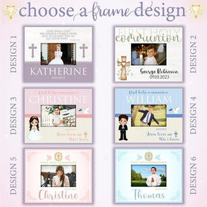 First Communion Frame, Custom Mdf Frame - GiftShire