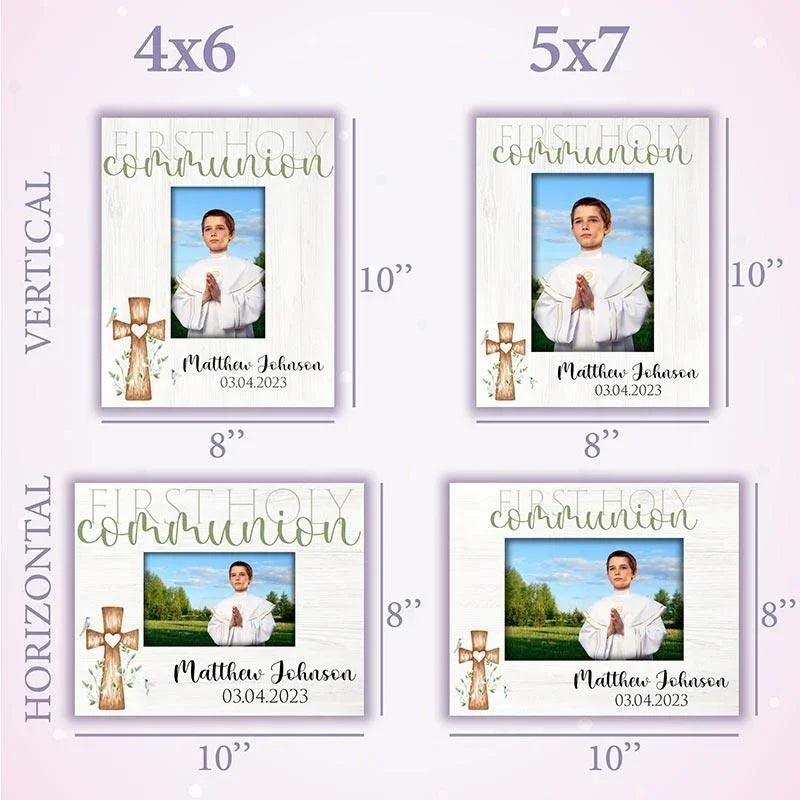 First Communion Frame, Custom Mdf Frame - GiftShire