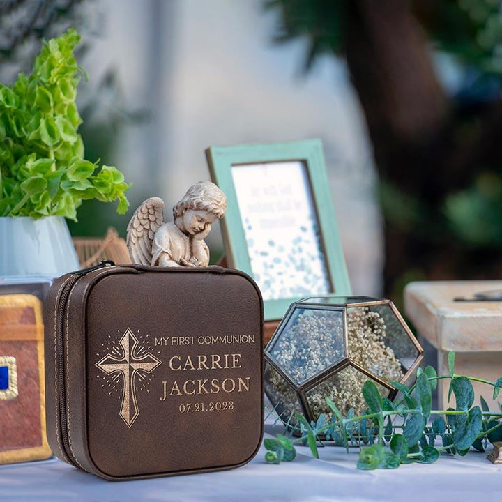 Child’s First Communion Keepsake Box with Custom Jewelry Box - GiftShire