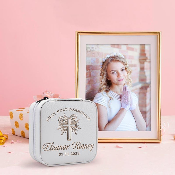 Child’s First Communion Keepsake Box with Custom Jewelry Box - GiftShire